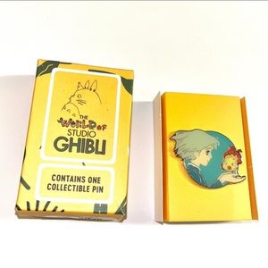 Studio Ghibli Howl’s Moving Castle Sophie and Calcifer enamel pin